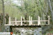 Moulin du Creux - Passerelle réalisée par l'école de recrue de Genève